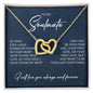 To My Soulmate | Interlocking Hearts necklace
