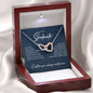 To My Soulmate | Interlocking Hearts necklace
